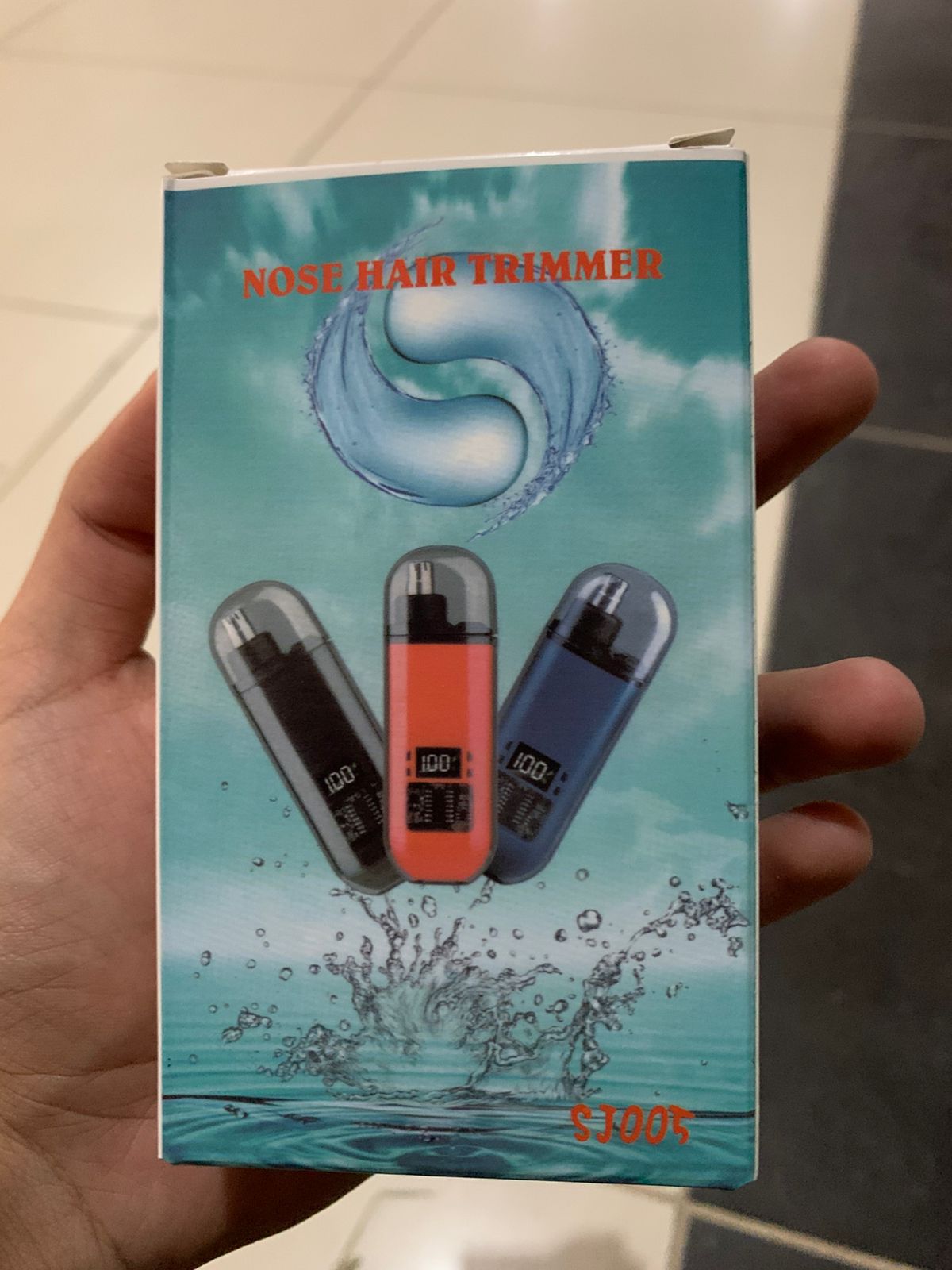 Rechargeable Nose Trimmer Designed For Safe, Quick, And Effortless Hair Removal (Random Color)