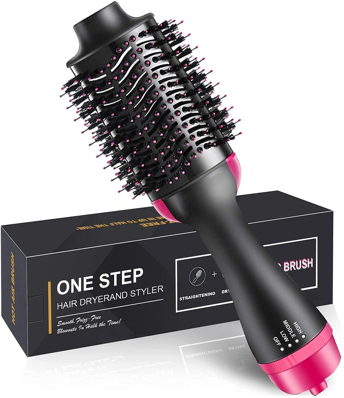 One Step Hot Air Brush – Hair Dryer & Volumizer Styler