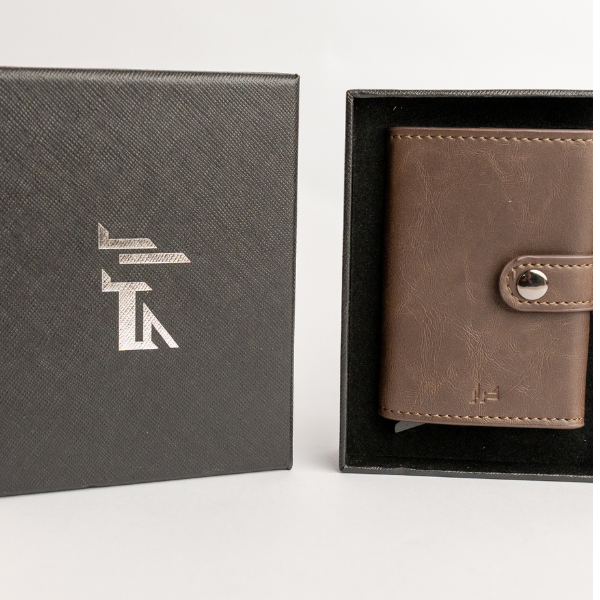 PU Leather Wallet & Pop up card holder