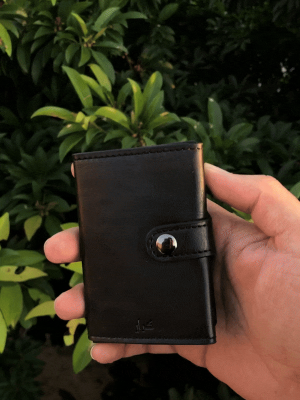 PU Leather Wallet & Pop up card holder